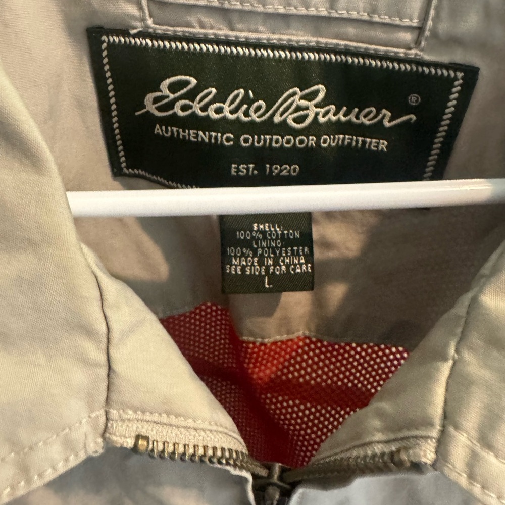 Eddie Bauer Light Tan Outdoor Jacket